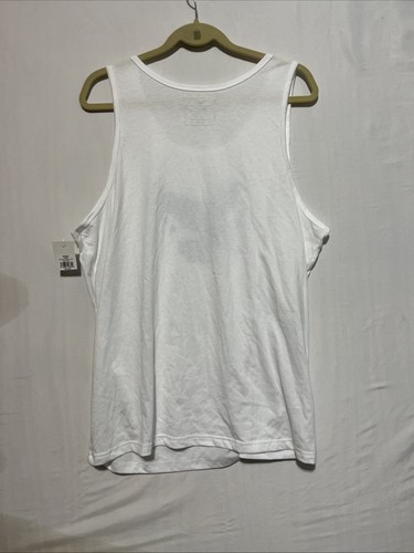 DSG Americana Tank Top Men's L White Graphic Print Cotton Scoop Neck Pullover - Picture 6 of 6