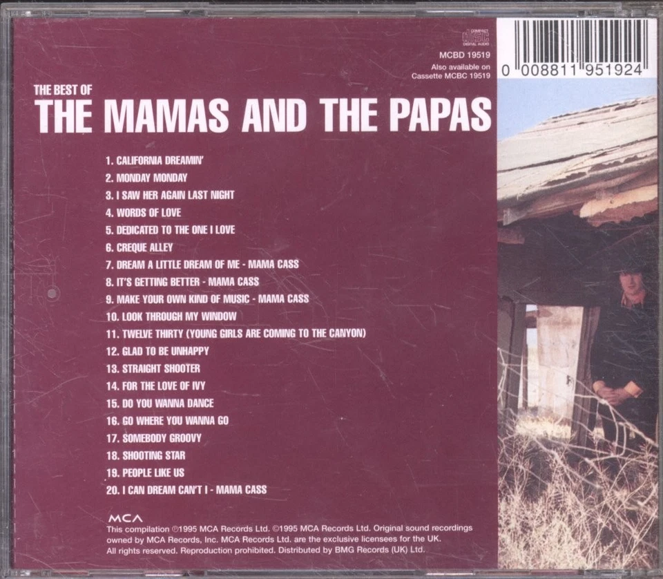 Die Besten Hits Der Mamas Und Der Papas CD UK MCA 1995 MCBD19519 - Bild 2 von 3