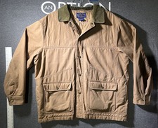 Pendleton Canvas Insulated Jacket Adult XL Barn Chore Coat Corduroy Collar