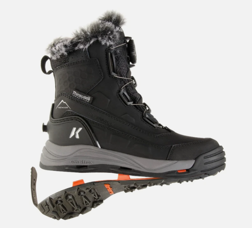 KORKERS Womens Snowmageddon BOA Winter Boot -SnowTrac Sole -Black - Size 8.5 - Picture 6 of 6