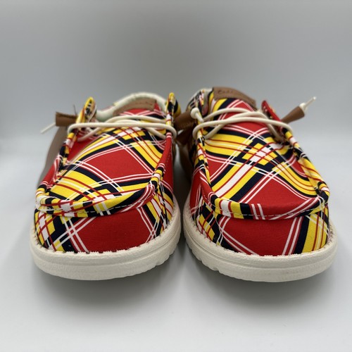 Hey Dude Wally Caddyshack Plaid Shoes - Lightweight - Comfortable **NEW** - Picture 8 of 14