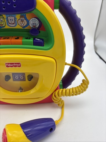 Fisher Price Tuff Stuff Tape Recorder Player Voice Warp Microphone Vintage 2002 - Picture 6 of 12