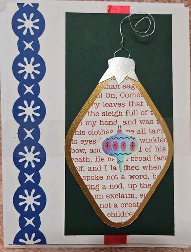 Handmade Holiday Card- Ornament Design - Picture 1 of 1