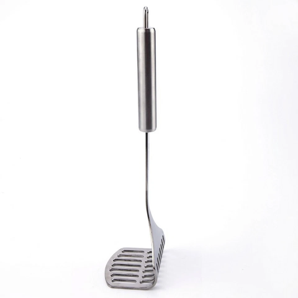  Trituradora manual de mano prensa de patatas de acero inoxidable para espesar 1 pieza Foto 2 de 4