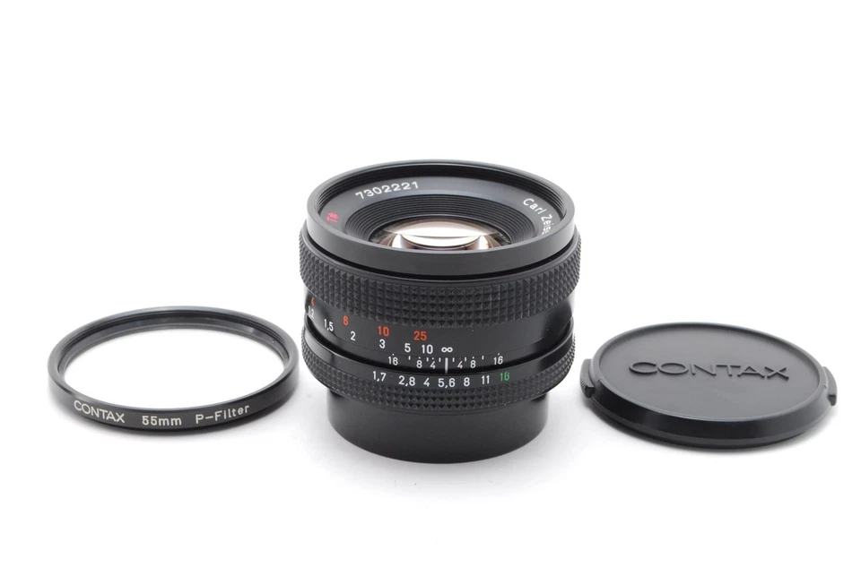 [TOP MINT] Contax Carl Zeiss Planar T* 50mm f/1.7 MMJ MF Lens C/Y from JAPAN - Image 2 of 4