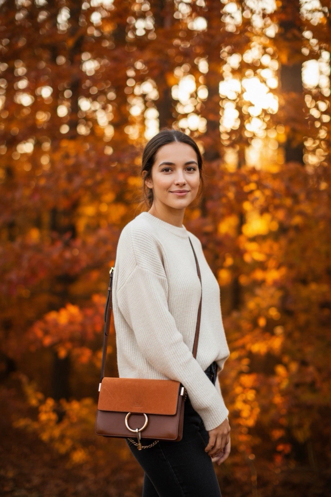 Chloe — #239 Chloe Small 'Faye' Leather Shoulder Bag  RETAIL $ 1,390