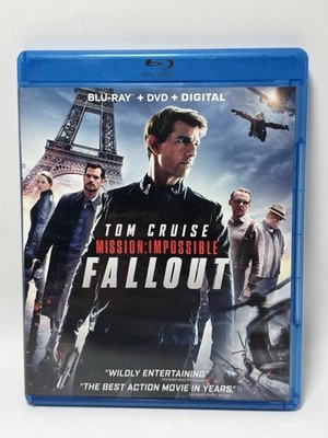 Mission: Impossible: Fallout (Blu-ray/DVD, 2018, 3-Disc Set)