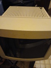 Apple Macintosh Color Computer 1987 Untested No Power Cord, Damaged Case, #M0401