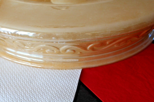 Antique Original 16" Torchiere Floor Lamp Shade Pale Gold Color - Picture 13 of 18