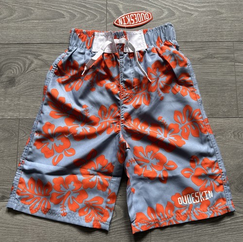 Board Shorts Dudeskin Boys - Forever Blue - 7-8 años - Nuevo con etiquetas - Imagen 1 de 5