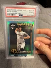 2024 PSA 10 Topps Chrome Update Paul Skenes Rookie Aqua Refractor /199