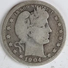 1904 O Barber Quarter