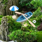  1 Satz künstlerischer Mikrolandscape -Modelle mediterrane