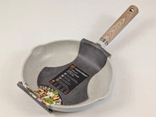 MasterClass 8" Nonstick Frying Pan Skillet Beige Premium Cookware New