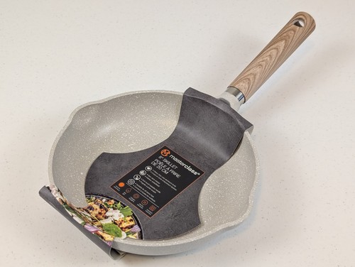 MasterClass 8" Nonstick Frying Pan Skillet Beige Premium Cookware New - Picture 1 of 11