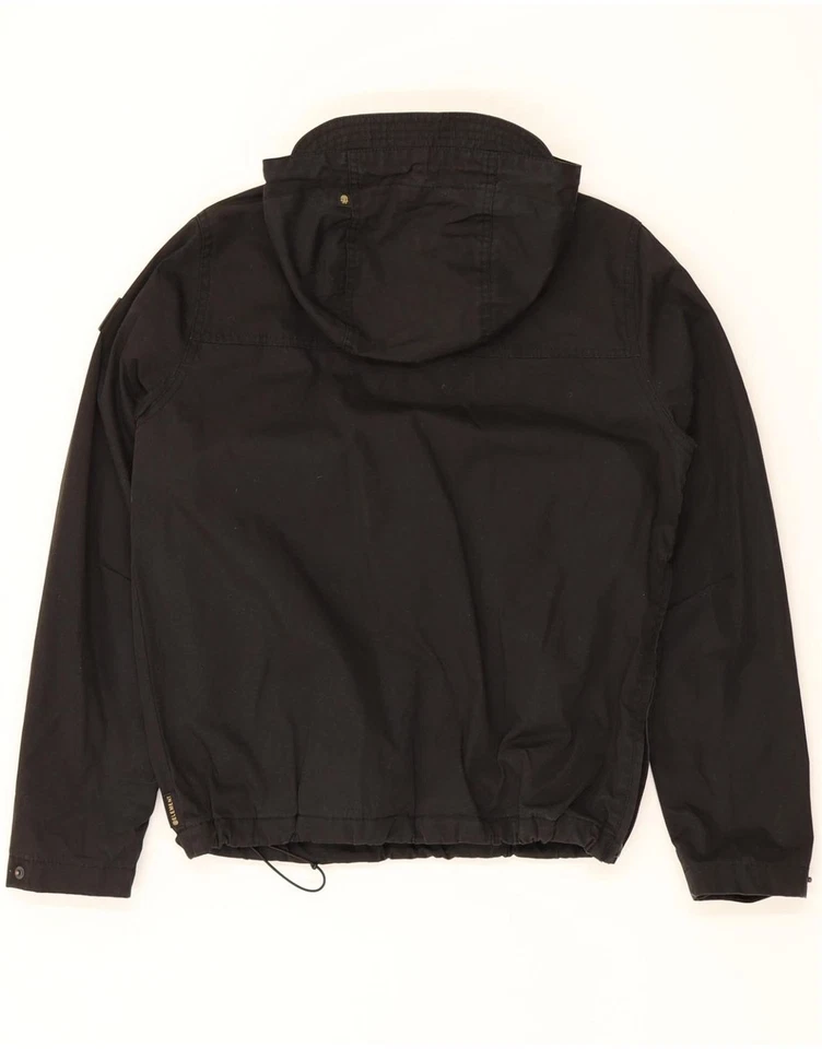 Jaqueta ELEMENT feminina com capuz Anorak Reino Unido 6 Xs poliéster preto CV41 - Imagem 2 de 3