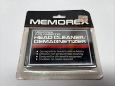 NOS Memorex Cassette Vintage Head Demagnetizer/Cleaner Sealed Zayre JK165