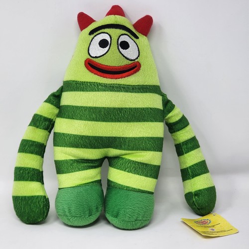Yo Gabba Gabba 10" Plush Green Monster Brobee Stuffed Animal Toy 2010 NWT - Picture 1 of 5