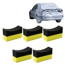 10X Tire Dressing Applicator Pads Car Contour Sponge Gloss Shine Protectant Whee