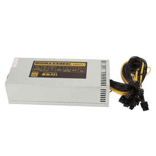 2000W Mining Power Supply Support 8 Gpu Cards Single Channel 2U Psu Pc Min IDM - Afbeelding 11 van 12