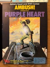 Victory Games Ambush! Purple Heart Solitaire War Game Unpunched Ex/NM