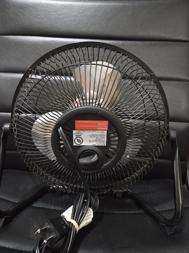 11" All Metal Black 3 Speed Fan - Picture 4 of 7
