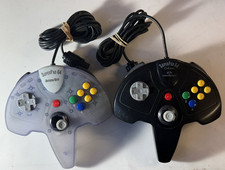 N64 SUPERPAD 64 INTERACT RZ-6000 CONTROLLER NINTENDO 64 CLEAR PURPLE + BLACK