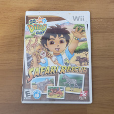 Go, Diego, Go Safari Rescue (Nintendo Wii, 2008) ~ Tested -- NINTENDO