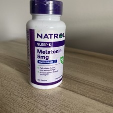 Natrol Melatonin - 5mg Time Release - 100 Tablets - Ex: 09/2026