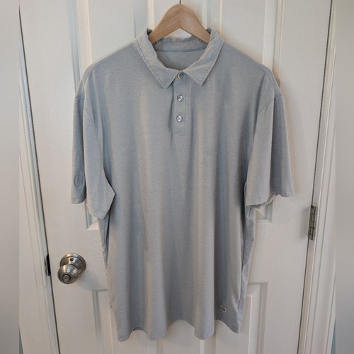Vuori Strato Tech Polo Platinum Heather Grey XL - Bild 9 von 9