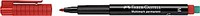 Faber-Castell Marker Multimark Permanent M Rot,