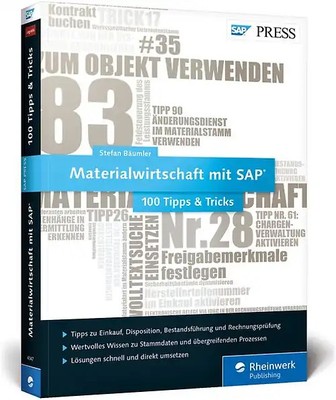 Materialwirtschaft mit SAP   100 Tipps & Tricks