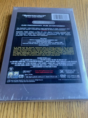 Das Boot The Director's Cut DVD - Superbit - NEW - Bild 2 von 2