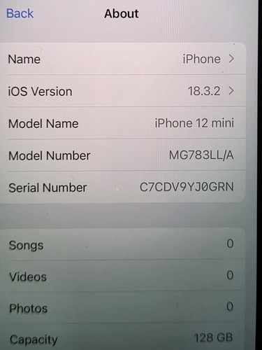 Apple iPhone 12 mini - 128 GB - Blue (Unlocked) MINT - Bild 5 von 5