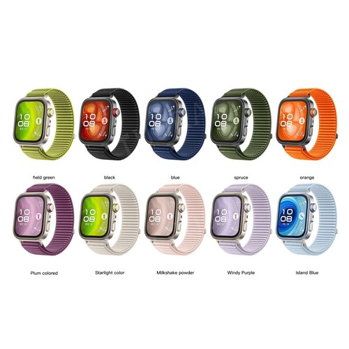 Braided Nylon Loop Strap Watch Band for Huawei Watch Fit 3/4/4 Pro Replacement - Picture 2 of 25