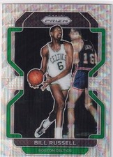 2021-22 PRIZMS SILVER WAVE BILL RUSSELL BOSTON CELTICS **PACK FRESH** #4377