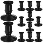 12 Pcs Taper Candlestick Holder Battery Powered Holders Festival