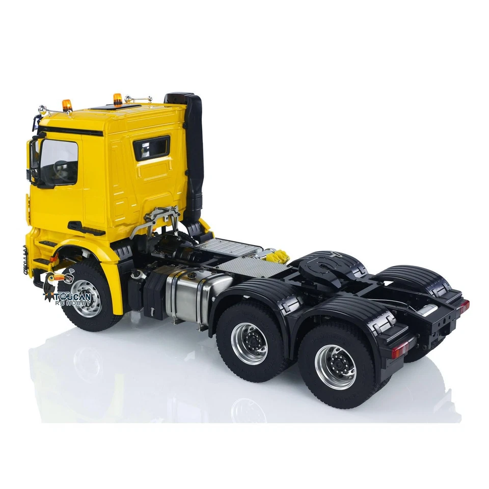 1/14 6x6 2.4G RC-Traktor-Lkw 3363 Modell-Lkw 2-Gang-Getriebe Metallchassis - Bild 4 von 4