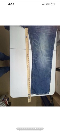Mek Denim Jeans Herren 42x32 Luther Straight Distressed Button Fly - Bild 4 von 12