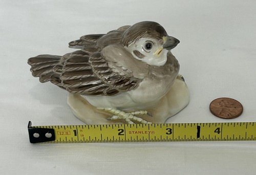 Augarten Wien Porcelain Sparrow Bird Figurine - Picture 6 of 6