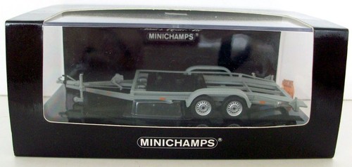 MINICHAMPS 1/43 - 400 905020 CAR TRAILER - GREY