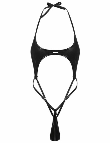 Sexy Damen Einteiler Bademode Badeanzug hoch geschnitten Monokini rückenfrei Bikinis Strand - Bild 130 von 167