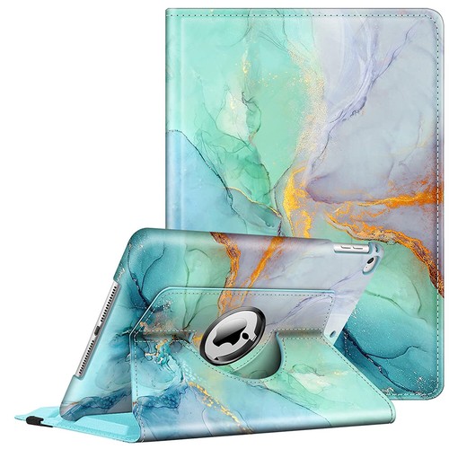 Housse de protection Lonfeid 360° + Film blindé 9H verre pour iPad Air 2/ Air (iPad 6/5) 9,7 - Photo 13/17