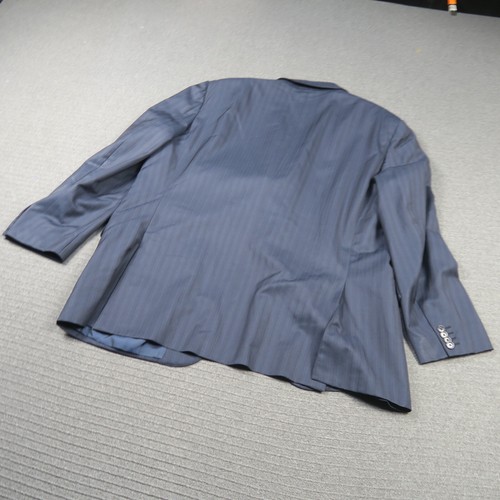 Ermenegildo Zegna Mens Suit Blazer Jacket 58(EU) / 48(AU) XL Blue Wool Formal - Picture 10 of 10