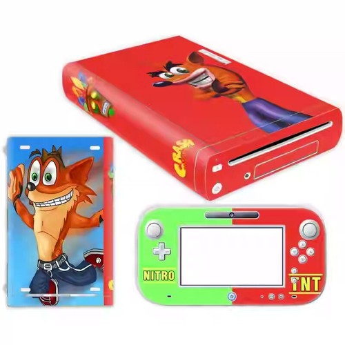 Soft Console & Controller 219 Skin Sticker Cover Cartoon for Nintendo Wii U - Picture 3 of 44