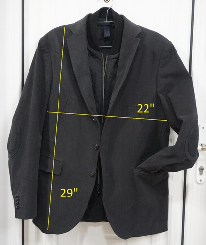 2 in 1 sz 50 /M Mens CAESAR blazer jacket stretch cotton - Bild 1 von 9