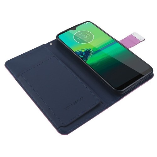 Funda magnética de cuero billetera abatible para Motorola Moto G8 PLAY - Imagen 31 de 32