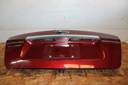 2008-2014 Subaru Impreza Rear Trunk Lid COMPLETE OEM - Picture 2 of 10