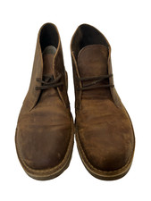 Clark’s Bushacre 2 Desert Boots Men 9M Brown Beeswax Leather Chukka Hommes