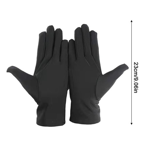 Black Microfiber Watch Jewelry Handling Inspection Polish Presentation Glove - Picture 3 of 11